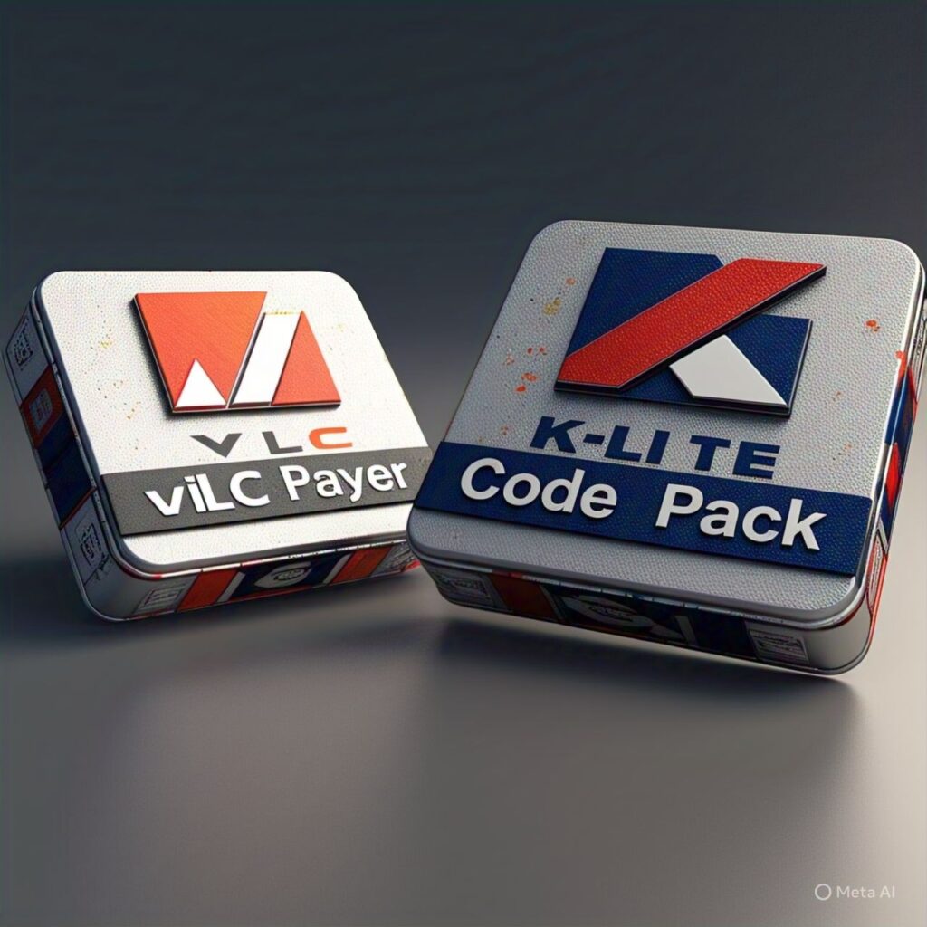 vlc player and k-lite codec pack
