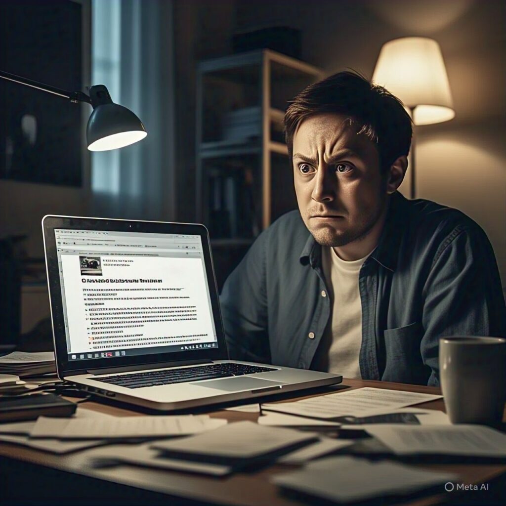 upset by email problem